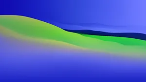 Green And Blue Macos Monterey Wallpaper