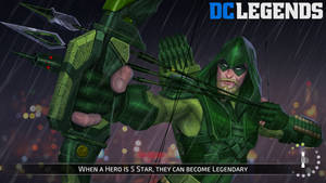 Green Arrow Dc Legends Wallpaper