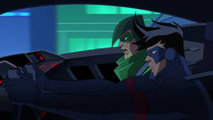 Green Arrow Richard Bat Mobile Wallpaper