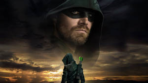 Green Arrow Sunset Wallpaper