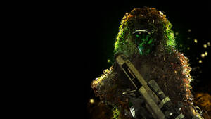 Green Camouflage Sniper Wallpaper