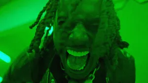 Green Carti Pfp Yelling Wallpaper