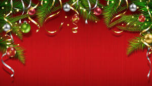 Green Fir Christmas Background Wallpaper