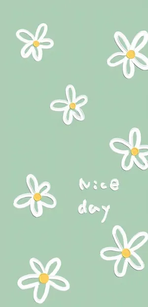 Green Floral Nice Dayi Phone Wallpaper Wallpaper