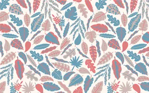 Green Leaves Aesthetic For Cool Computer Display Wallpaper