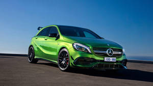 Green Mercedes Amg Iphone Wallpaper