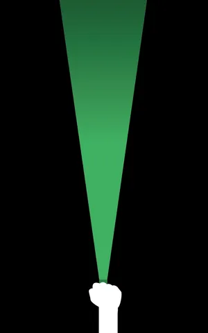 Green Power Minimalist Graphic Wallpaper