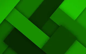 Green Rectangular Material Design Wallpaper