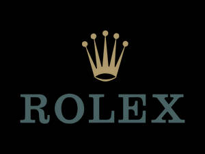 Green Rolex On White Background Wallpaper