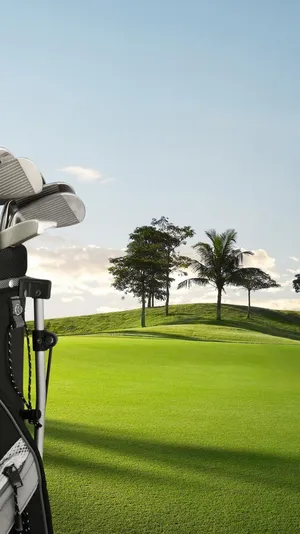 Greenery Golf Iphone Wallpaper