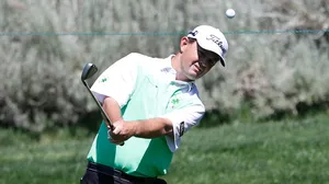 Greg Chalmers Hitting The Ball Wallpaper