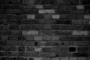 Grey And Black Brick Texture Wallpaper