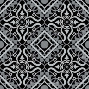 Grey Celtic Irish Diamond Patterns Wallpaper