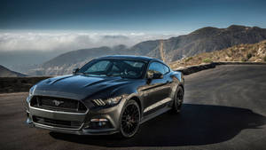 Grey Ford Mustang Gt 2015 Wallpaper