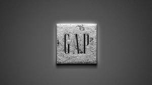 Grey Textured Gap Logo Wallpaper