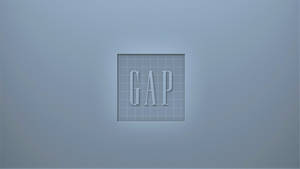 Greyish Blue Gap Logo Wallpaper