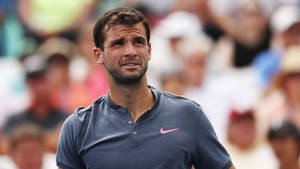 Grigor Dimitrov Looking Up Wallpaper