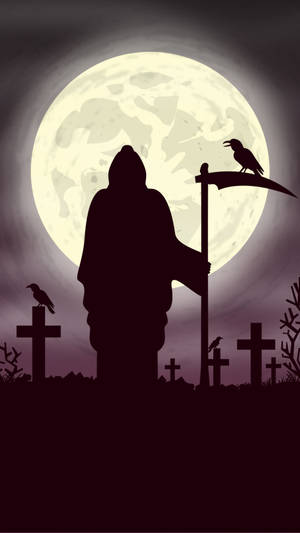 Grim Reaper Silhouette Hd Wallpaper