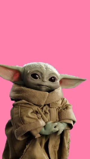 Groguin Brown Robe Pink Background.jpg Wallpaper