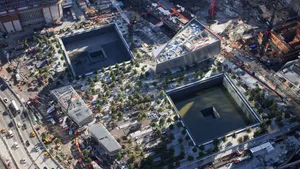 Ground Zero911 Memorial Aerial View Wallpaper