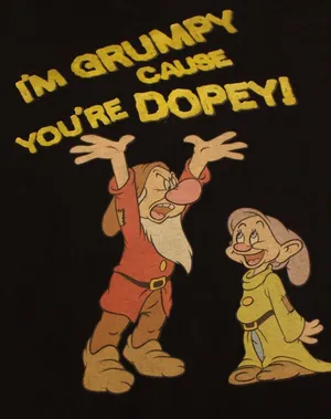 Grumpy Dwarf And Dopey Wallpaper