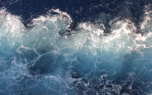 Grunge Aesthetic Sea Waves Mac Wallpaper