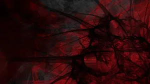 Grunge Black And Red Abstract Art Wallpaper