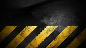 Grunge Danger For Construction Wallpaper