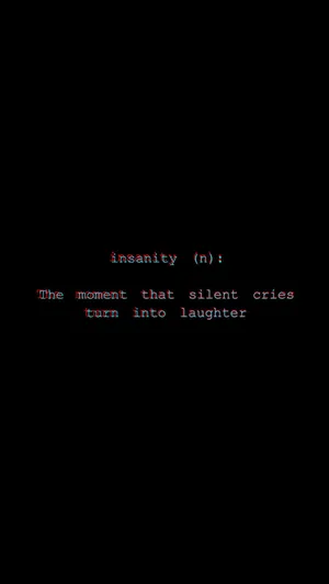 Grunge Emo Aesthetic Minimalist Insanity Wallpaper