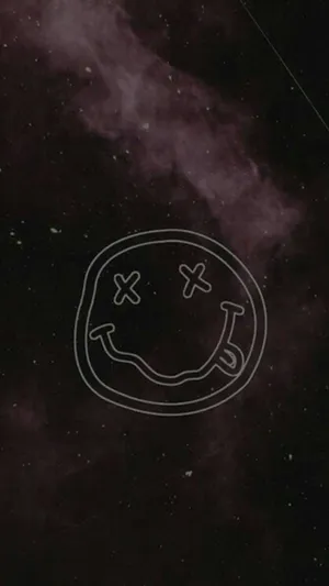 Grunge Emo Aesthetic Smiley Face Wallpaper