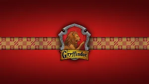 Gryffindor House Crest Banner Wallpaper