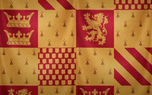 Gryffindor House Flag Pattern Wallpaper
