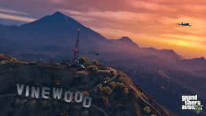 Gta 5 Desktop Airplane Vinewood Wallpaper