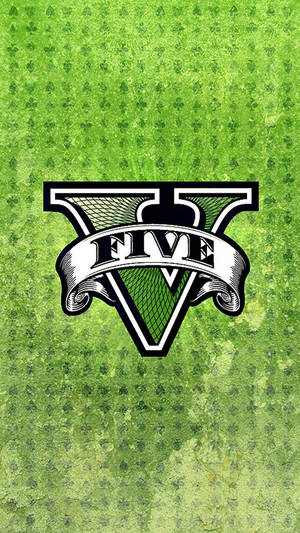 Gta 5 Iphone Green Video Game Logo Wallpaper