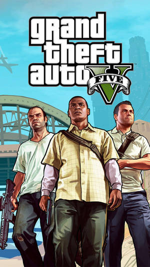 Gta 5 Iphone Trevor, Franklin, And Michael Wallpaper