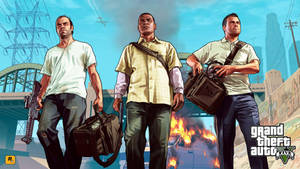 Gta 5 Main Characters Wallpaper