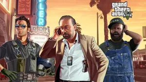 Gta Onlinewith Dave Norton Wallpaper