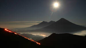 Guatemala Mountains At Day Wallpaper