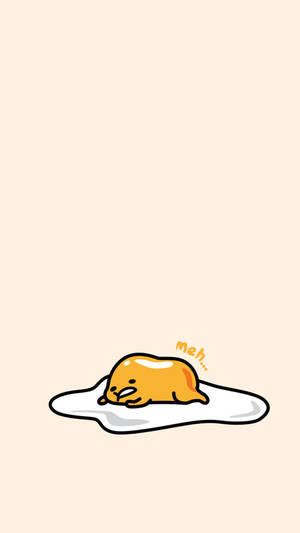 Gudetama Laying Down Wallpaper