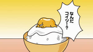 Gudetama Themed Computer For Fun And Entertainment Wallpaper