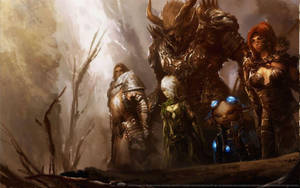 Guild Wars 2 Tyria Protectors Wallpaper