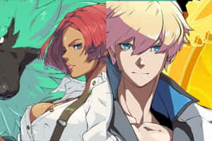 Guilty Gear Characters Split Image Wallpaper