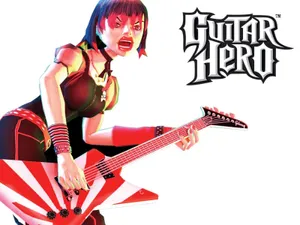 Guitar Hero 3d Woman With Guitar Wallpaper