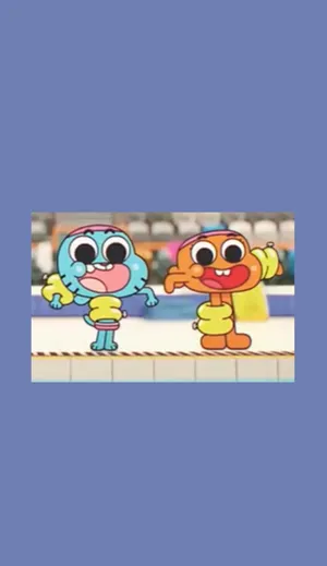 Gumball And Darwin's Fun-filled Adventures In Their Colorful World Wallpaper