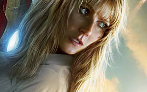 Gwyneth Paltrow As Pepper Potts Grungy Look Wallpaper