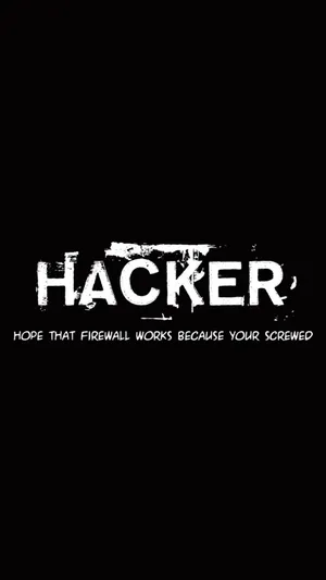 Hacker Black Phone Wallpaper