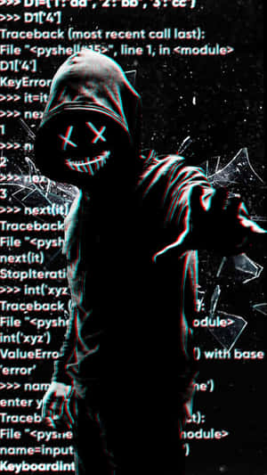 Hackerin Hoodie Digital Backdrop Wallpaper