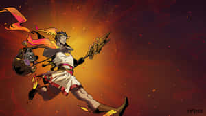 Hades Game Art Zagreus Action Pose Wallpaper