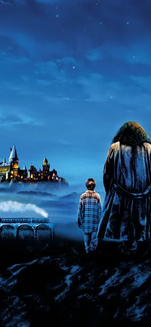 Hagrid And Harry Potter Iphone Wallpaper