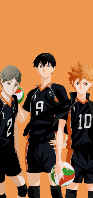 Haikyuu 4k Kageyama, Sugawara, Hinata Wallpaper